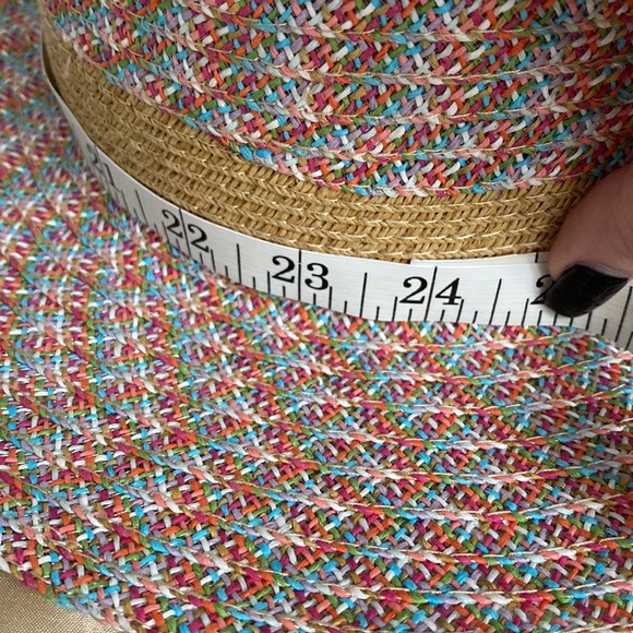 Multicolor straw hat - Picture 9 of 11